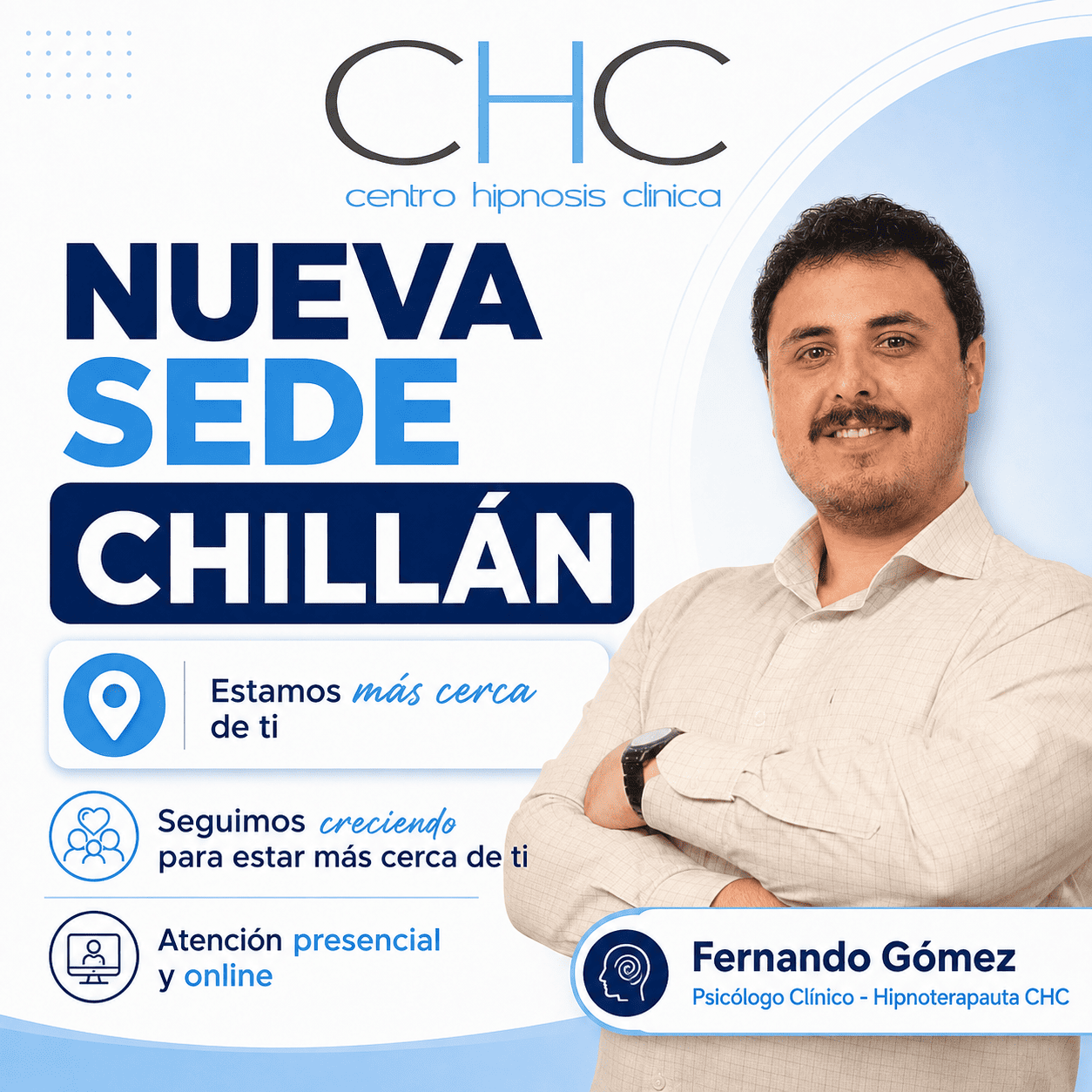 Tenemos nueva sede. Puedes agendar desde ahora en Puerto Montt. Atención de Jóvenes y Adultos